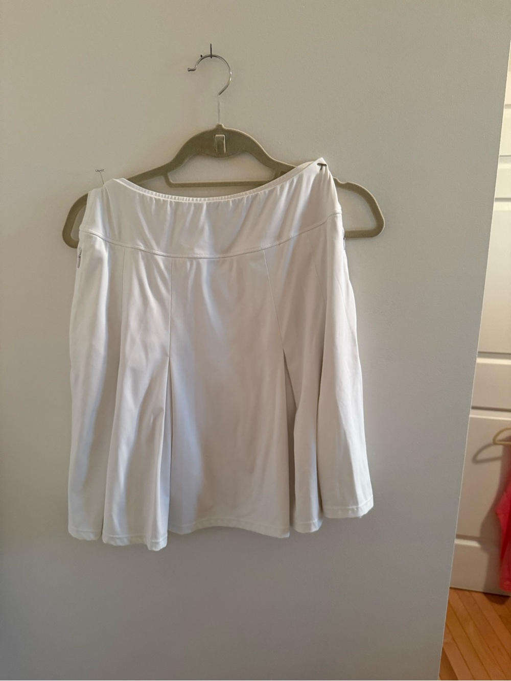 White Women's Flared Skort